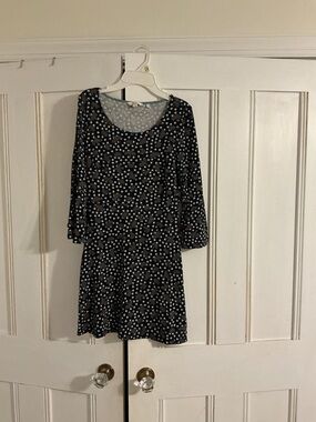 Biden Miriam Jersey dress with bell sleeves